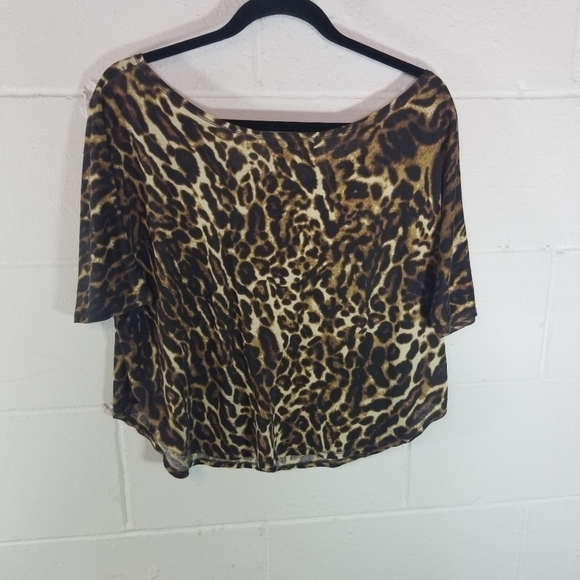 Denim & Supply Ralph Lauren animal print oversized boxy tee - Picture 2 of 5
